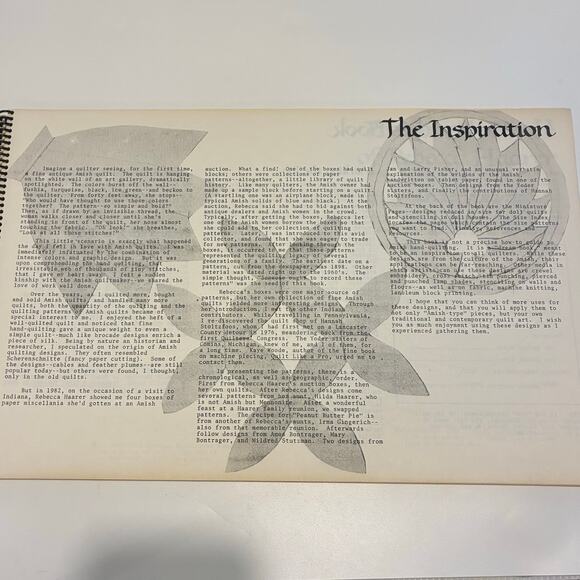 Quilting Designs from the Amish by Pepper Cory A quilt pattern book VINTAGE - Picture 4 of 5